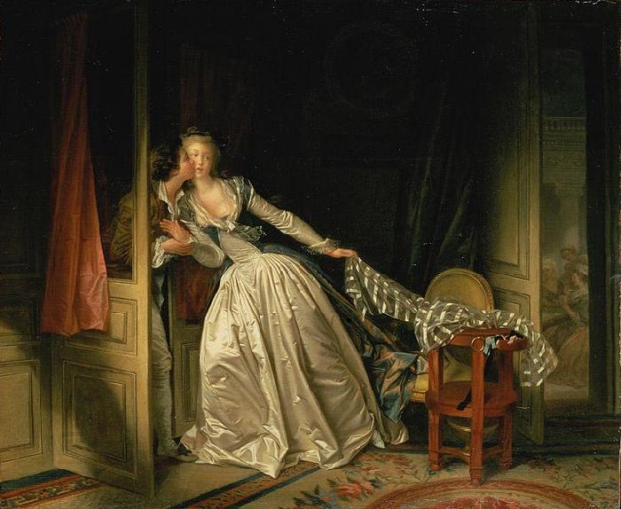 Jean-Honore Fragonard The Stolen Kiss China oil painting art